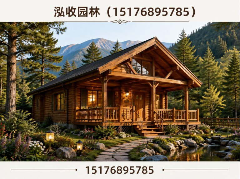 河池防腐木展示图